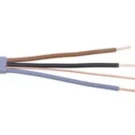 100m of 6243Y1.0mm Three Core & Earth Flat Grey PVC Mains Electricity Cable