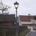 Norlys TG5-BLACK Turin Grand Outdoor IP54 1 Light Single Post in a Black Finish