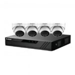 Qvis CV-8IP-4DOME-2TB-W Eagle POE 8 Channel 4K 2TB NVR with 4x 4MP Full Colour Turret Cameras in White