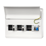 Whitecliffe WME1463TR 14 Module Metal Consumer Unit with 100A Main Switch, 2x 63A RCD - 8 Usable Ways