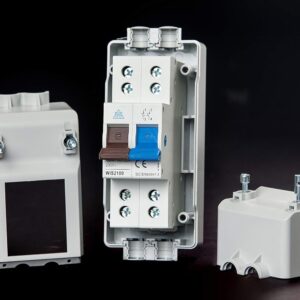WEC2100 Slimline DP Metered Supply Isolator, 100A 2 Way Enclosure