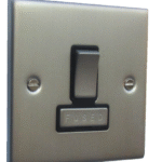 Daytona Satin Chrome 13a DP Switch Fused Connection Unit
