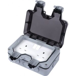 Waterproof 2 Gang Socket PS3-SK2