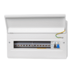 WhiteCliffe 16 Way Metal Consumer Unit with 100A Main Switch and Surge Protection Device (SPD) - 13 Usable Ways