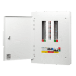 WTPN08-125 8 Way 3 Phase Distribution Board with 4 Pole 125A Main Switch, Type 2 SPD and a Triple Pole 32A MCB